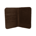 Individual Passport Holder - Brown Lizard Belly Print