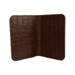 Individual Passport Holder - Brown Crocco Print