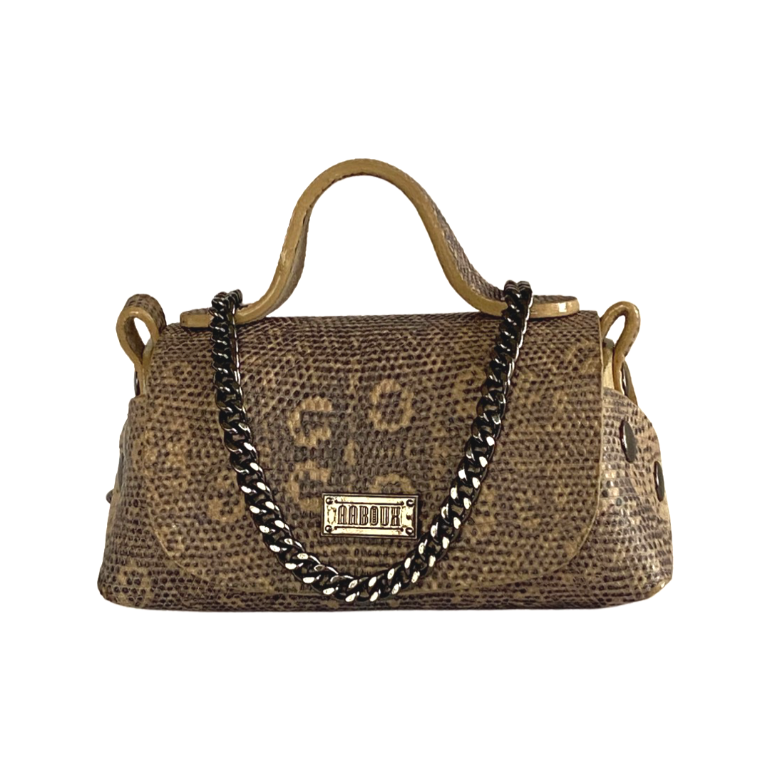 Kach Natural Lizard Print