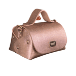 Mira Pearl Salmon Pink Croc Print