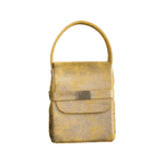 Dupe Yellow & Silver vintage Leather