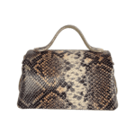 Mira Multi-colour python and Taupe Nappa