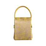 Dupe Yellow & Silver vintage Leather