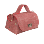 Mira Coral & Gold Tejus Lizard Print