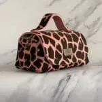 Mira Pink & Brown Giraffe Print Pony