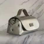 Mira Silver Wood Grain Print