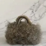 Kach Brown & Blond Tipped Rabbit Fur