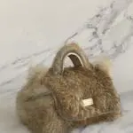 Kach Medium Brown Rabbit Fur