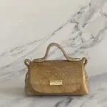 Kach Copper & Gold Croc Print