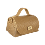 Mira Caramel Giant Woven Embossed