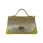 Mira Yellow Nappa & Yellow Iridescent Micro Mosaic