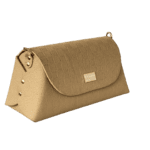 Mona Cream Check Embossed Leather