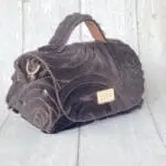 Mira Coffee Brown Pony Rose Lasered