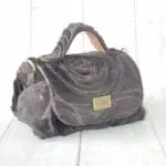 Mira Coffee Brown Pony Rose Lasered