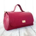Mila Hot Pink Saffiano Leather