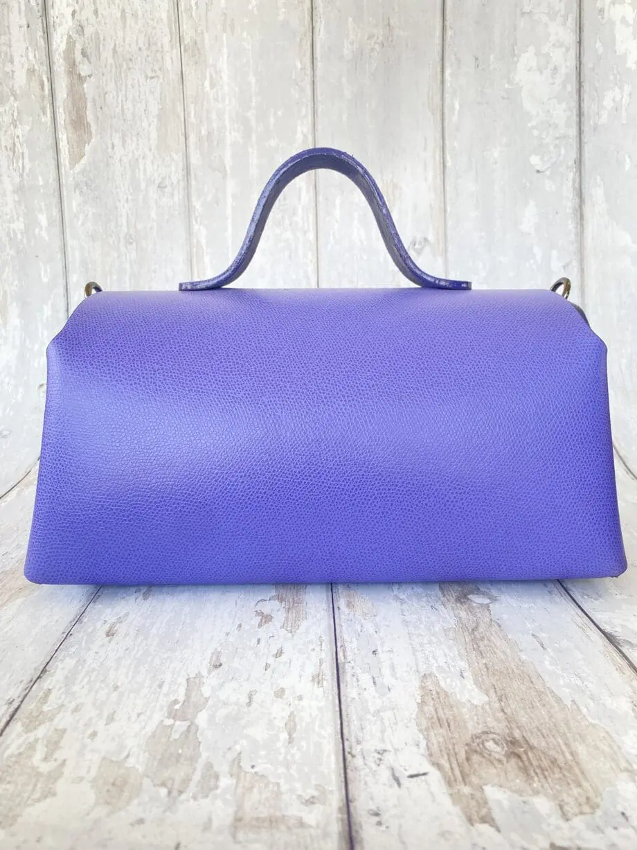 Mila Light Purple Saffiano Leather
