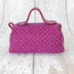 Kach Purple Diamond Abstract Leather