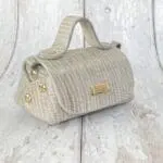 Kach Silver & White Two-tone Tejus Print