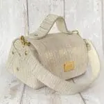Mira XO Silver & White Two-Tone Tejus Print