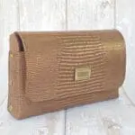 Di'Ja Gold & Bronze Lizard Print