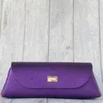 Lyla Purple Metallic Leather