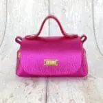 Kach Hot Pink Distressed Leather