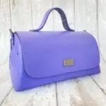 Mila Light Purple Saffiano Leather