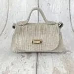 Kach Silver & White Two-tone Tejus Print