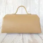 Mila Beige Pebble Grain Leather