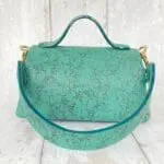 Mira XO Green & Black Tie-Dye Effect Print