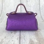 Kach Purple Metallic Leather