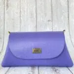 Mona Light Purple Pebble Grain Leather