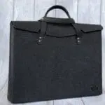 Ayee Black Saffiano Leather
