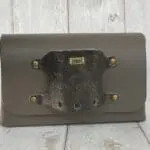 Jare Grey Nappa & Grey Bronze Micro Sequined Print Leather