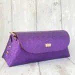 Maya 2.0 Purple Metallic Leather