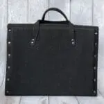 Ayee Black Saffiano Leather