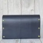 Jare Petrol Blue Nappa And Disco Light Leather Glove