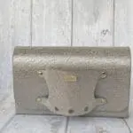 Jare Silver Distressed Leather