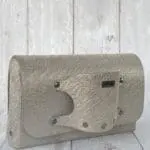 Jare Silver Distressed Leather