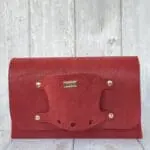 Jare Wine Micro Sequins On Wine Suede