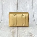 Mimz Gold Pinstripes Leather