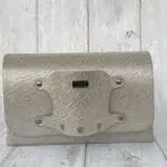 Jare Silver Distressed Leather