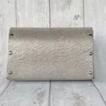 Jare Silver Distressed Leather