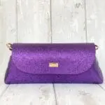 Maya 2.0 Purple Metallic Leather