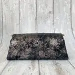 Maya 2.0 Black & Gold Embossed Haircell Leather And Black & Gold Sponge Print