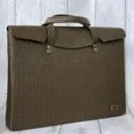 Ayee Army Green Giant Woven Embossed