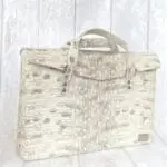 Ally Grey And Cream Lizard Print Leather