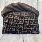 Moby Black & Bronze Squoval Abstract Print & Metallic Bronze Handle