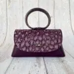 Hana Lilac, Purple & Silver Cheetah Print & Purple Nappa