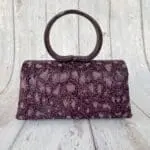 Hana Lilac, Purple & Silver Cheetah Print & Purple Nappa